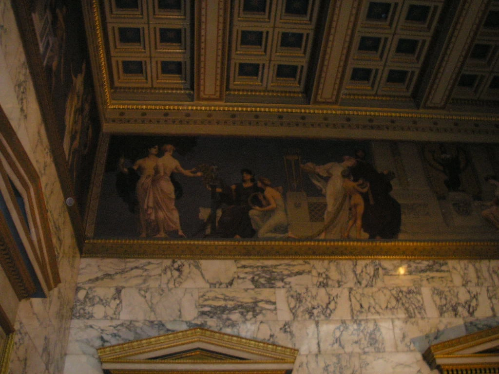 Interno del palazzo del parlamento a Vienna 2
